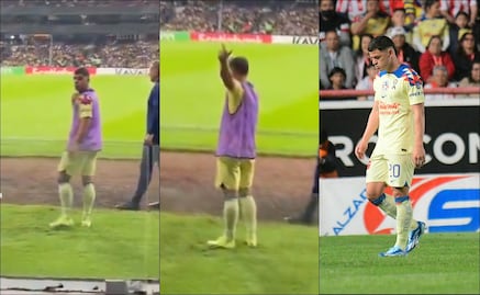 ¡Qué llevaditos!... Richard Sánchez respondió con una seña obscena a un aficionado que lo insultó