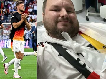 Aficionado de Alemania sufrió fractura de un brazo... ¡gracias a un balonazo de Niclas Füllkrug!