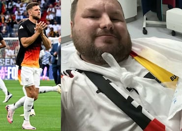 Aficionado de Alemania sufrió fractura de un brazo... ¡gracias a un balonazo de Niclas Füllkrug!