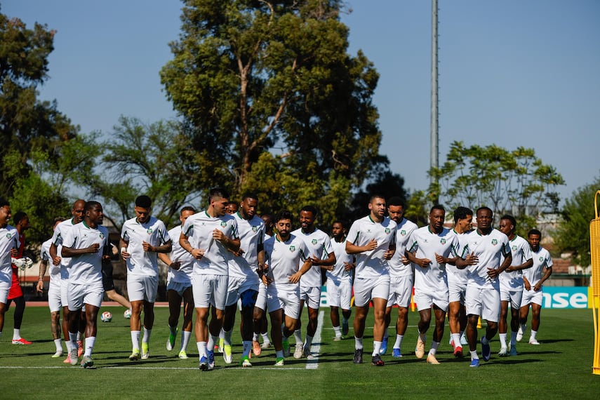 Surinam en entrenamiento, previo al repechaje para el Mundial de 2026 - Foto: Diego Simón Sánchez/EL UNIVERSAL