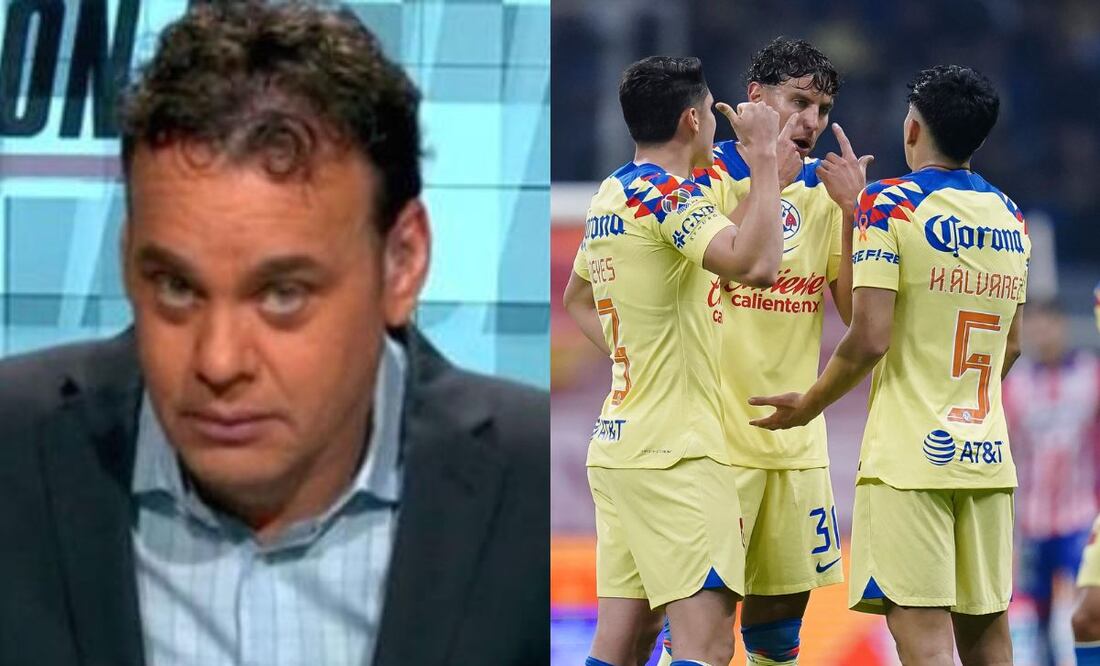 David Faitelson en ESPN y América ante San Luis / FOTO: Imago7 y Captura