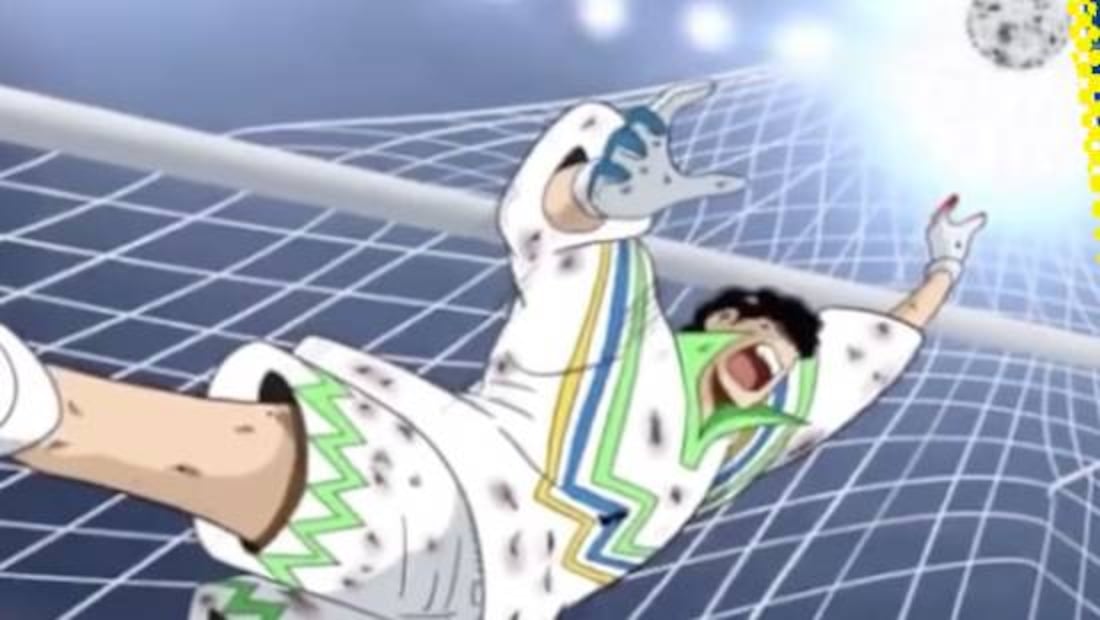 Ricardo Espadas, portero de México que aparece en Supercampeones, está inspirado en Jorge Campos. Foto: Especial