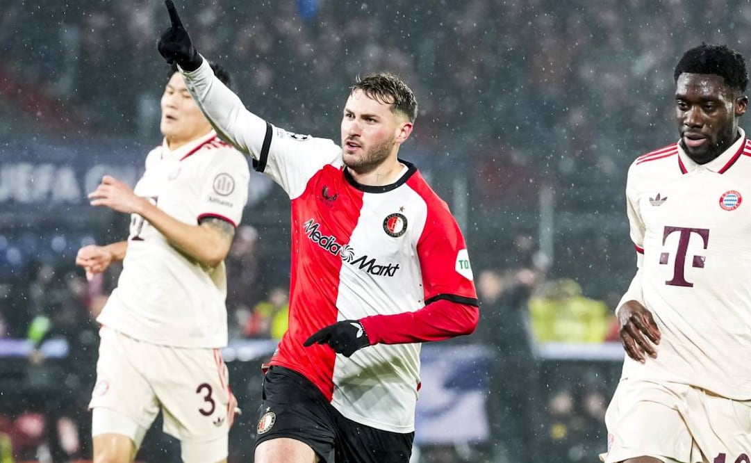 El Bebote tuvo una noche única y especial. Foto: @Feyenoord.
