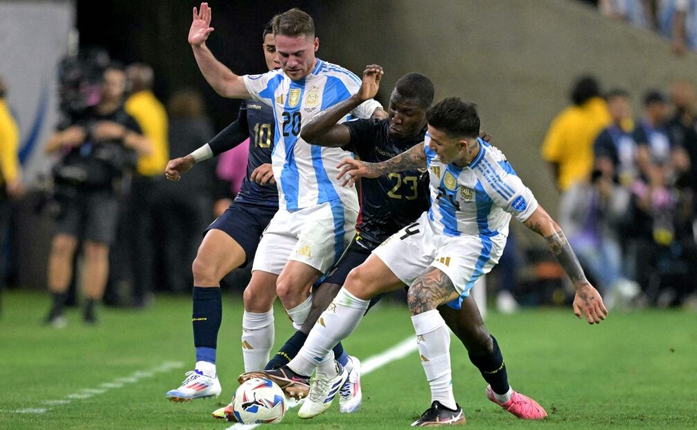 Ecuador y Argentina en los Cuartos de Final de la Copa América - Foto: AFP