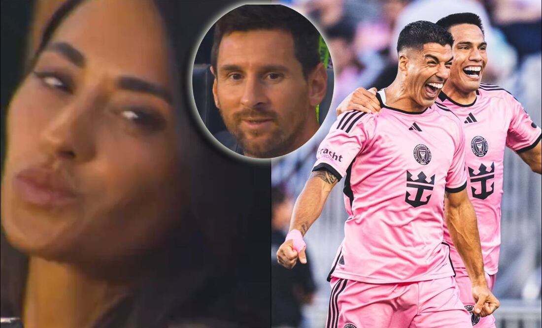 Gran controversia generó una toma de televisión en el partido del Inter Miami. FOTO: Capturas