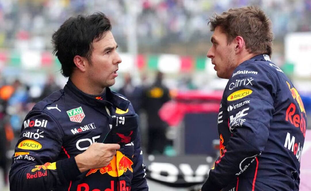 Checo Pérez no quiere que Max Verstappen se vaya de Red Bull al final de la temporada de F1. Foto: Especial