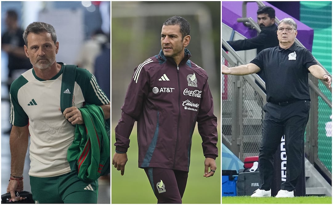 Diego Cocca, Jaime Lozano y el 'Tata' Martino con la Selección Mexicana Foto: Imago7