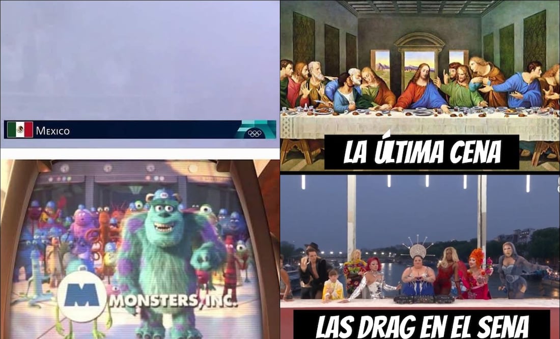 La apertura de los Juegos Olímpicos de París 2024 fue blanco de los mejores memes / FOTO: ESPECIAL