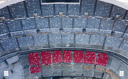 El Estadio Azteca presenta nuevos colores y cambios importantes rumbo a su reapertura