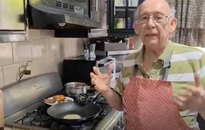 Abuelito de 80 años se vuelve youtuber de cocina gracias a la cuarentena