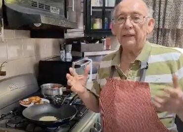 Abuelito de 80 años se vuelve youtuber de cocina gracias a la cuarentena