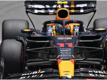 Checo Pérez termina tercero en la carrera Sprint del GP de Brasil