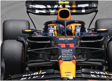 Checo Pérez termina tercero en la carrera Sprint del GP de Brasil