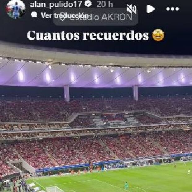 Alan Pulido recordó sus momentos de gloria en el Rebaño con una historia de Instagram. FOTO: Captura