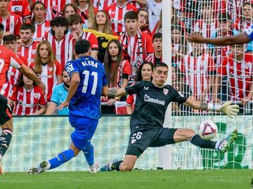 Alex Padilla debutó en la Liga de España en el empate del Athletic de Bilbao