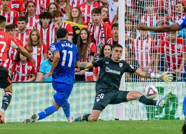 Alex Padilla debutó en la Liga de España en el empate del Athletic de Bilbao