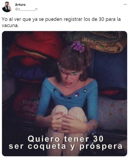 10 memes para celebrar el registro de vacunación Covid para mayores de 30 años