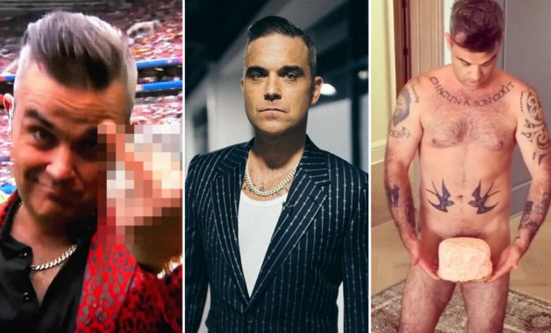 Fotos: Youtube/Instagram @robbiewilliams/ @aydafieldwilliams