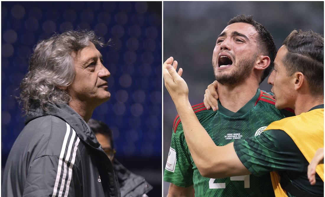 Norberto Scoponi en Selección Mexicana y Luis Chávez llorando en Qatar 2022 / FOTOS: Imago7