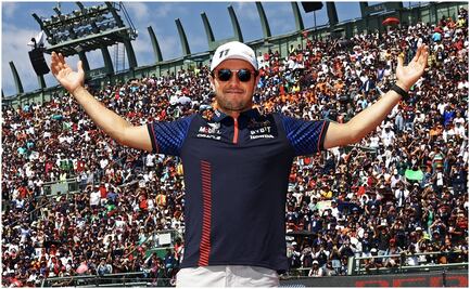 Checo Pérez hace explotar el Foro Sol: "El objetivo para hoy es el podio"