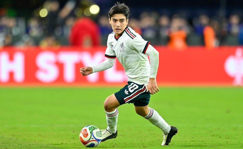 Gil Mora en el partido amistoso de México vs Colombia / Foto: Imago7