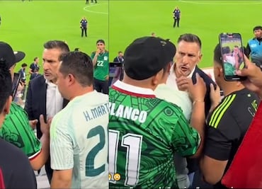 Chaco Giménez tuvo discusión acalorada con aficionados que le reclamaron por el desempeño de Santi