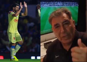 Carlos Reinoso felicitó al atacante del América, Henry Martín, tras igualar su récord de anotaciones