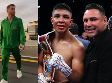 Óscar de la Hoya se burló del Canelo Álvarez: "Con pijamas de seda es difícil pararte a correr"