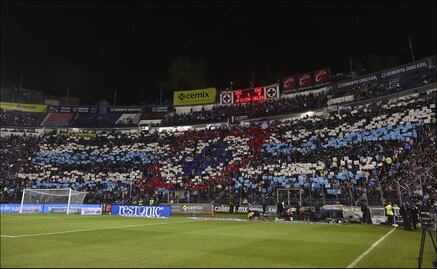 La Sangre Azul realizó un espectacular mosaico para homenajear a Miguel Marín
