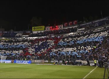 La Sangre Azul realizó un espectacular mosaico para homenajear a Miguel Marín
