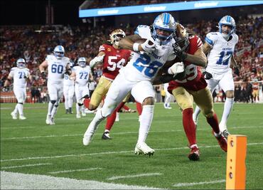 Los Lions vencen 40-34 a los 49ers y definirán el liderato de la NFC en la última semana