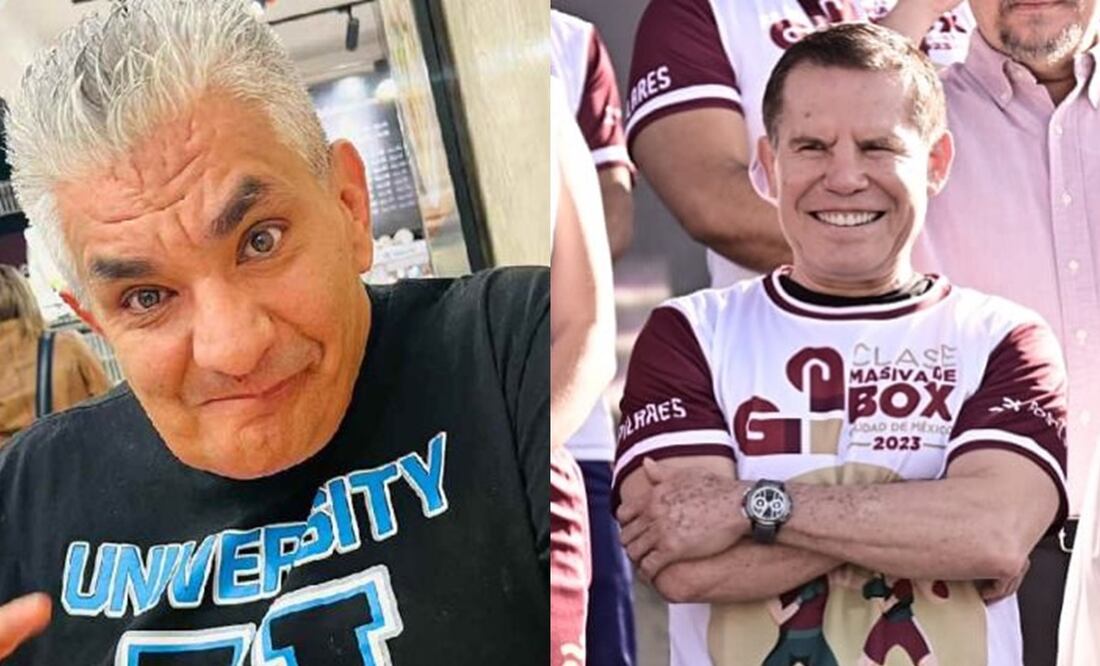 Shocker en una foto en sus redes sociales y Julio César Chávez en evento de box / FOTO: Instagram @guaposhockoficial y @jcchavez115