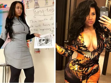 Maestra de arte se hace viral por sus espectaculares curvas