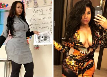 Maestra de arte se hace viral por sus espectaculares curvas