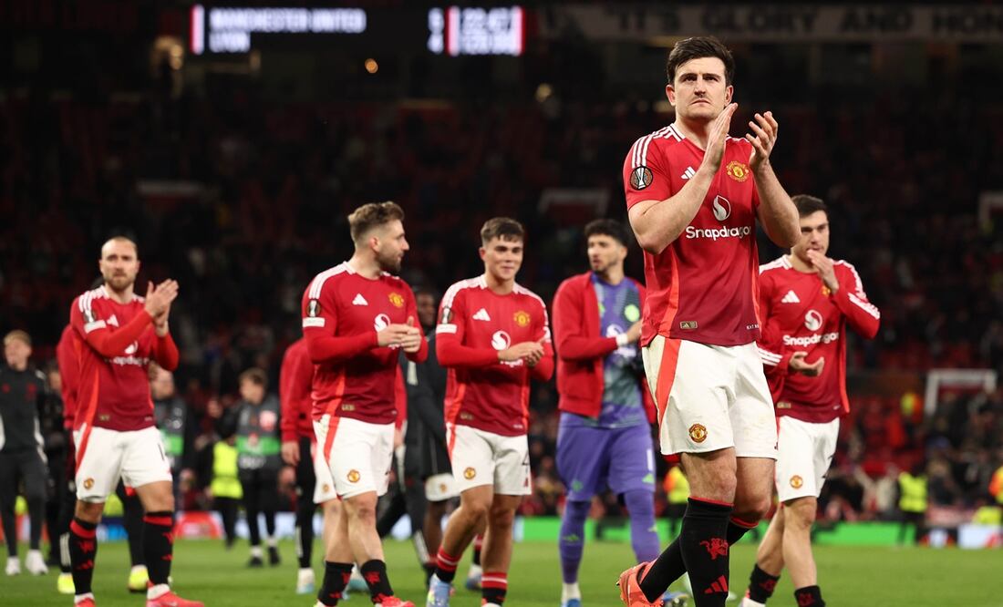 Manchester United, tras protagonizar una remontana ante Olympique Lyonnais - Foto: EFE