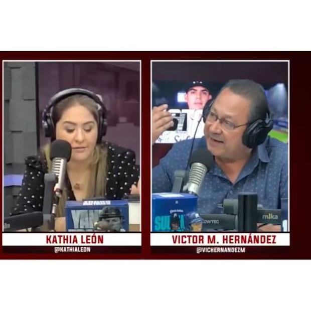 Vicorio se hizo de palabras con Kathia León y terminó abandonando el programa regio. Foto: Especial