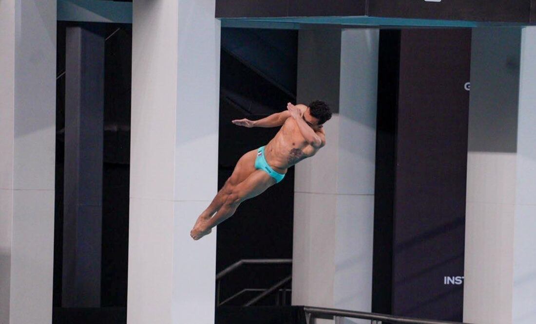 El mexicano Juan Celaya ganó la medalla de plata en el trampolín de 3 metros | FOTO: Conade