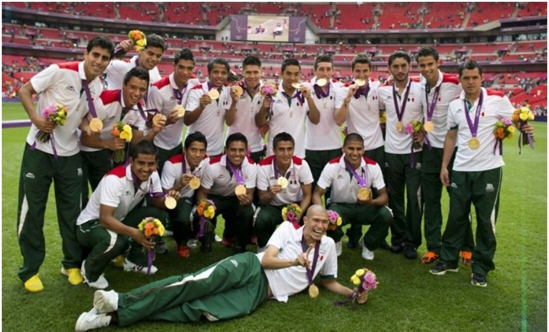 Selección Mexicana en Londres 2010 Foto: Especial