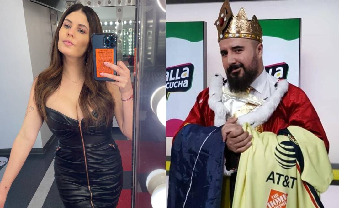 Carolina Padrón humilló a Álvaro Morales recordándole que se cambió de apoyar a Cruz Azul al América. Foto: Especial