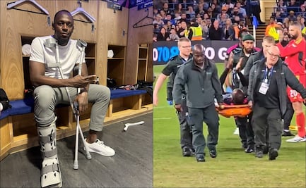 Usain Bolt sufrió una grave lesión durante un partido amistoso a beneficio organizado por la Unicef