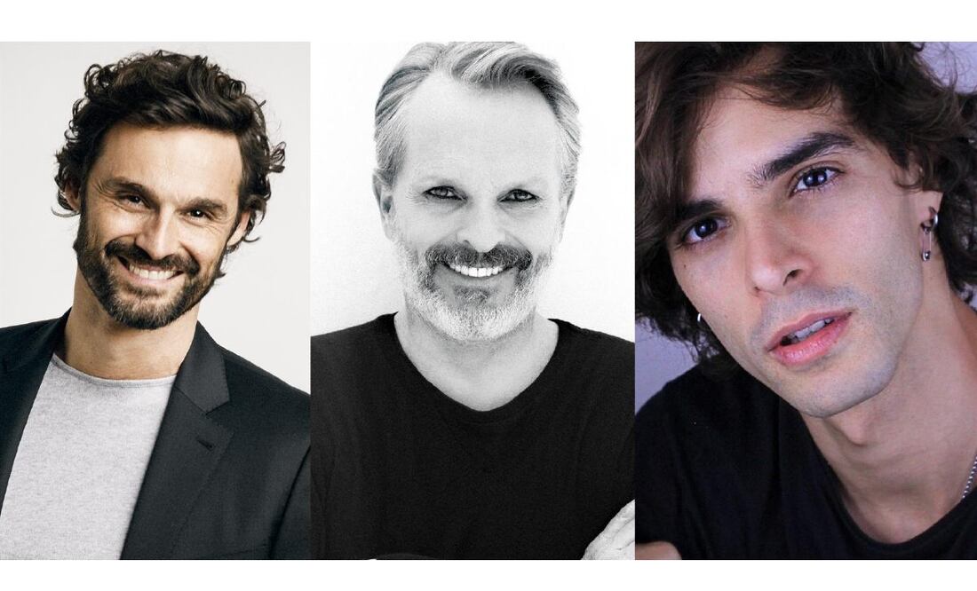 Estos dos actores actores interpretarán a Miguel Bosé en la serie sobre su vida en Paramount+ - PARAMOUNT+ (Fotos: Europa Press)