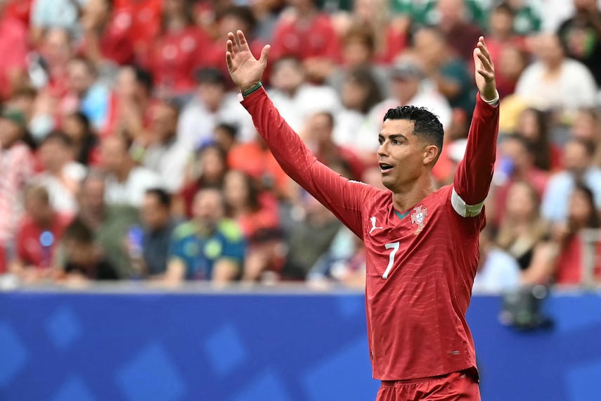 Cristiano Ronaldo con la selección de Portugal, durante la Fase de Grupos del Mundial de 2026 - Foto: AFP