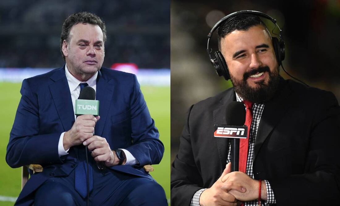 David Faitelson exigió en su contrato de ESPN no trabajar junto a Álvaro Morales. Foto: Especial
