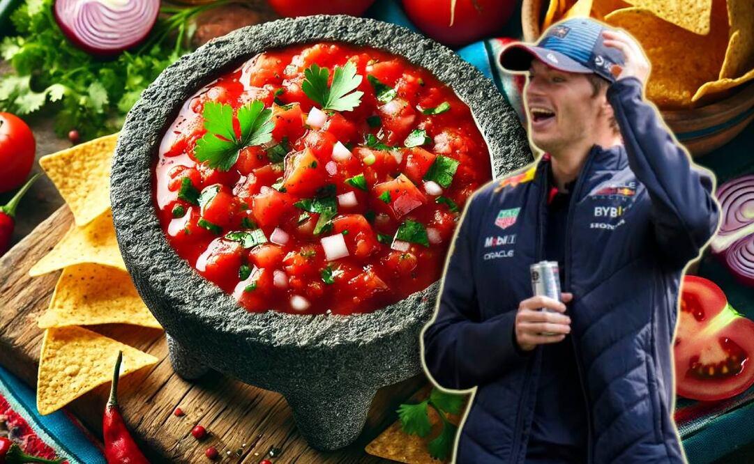 Max Verstappen fue víctima de la 'salsa que no pica'. FOTO: AP / Especial