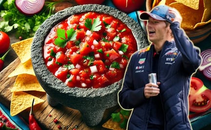 Max Verstappen sufre con la salsa mexicana 'de la que no pica' antes del GP de México 2024