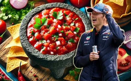 Max Verstappen sufre con la salsa mexicana 'de la que no pica' antes del GP de México 2024