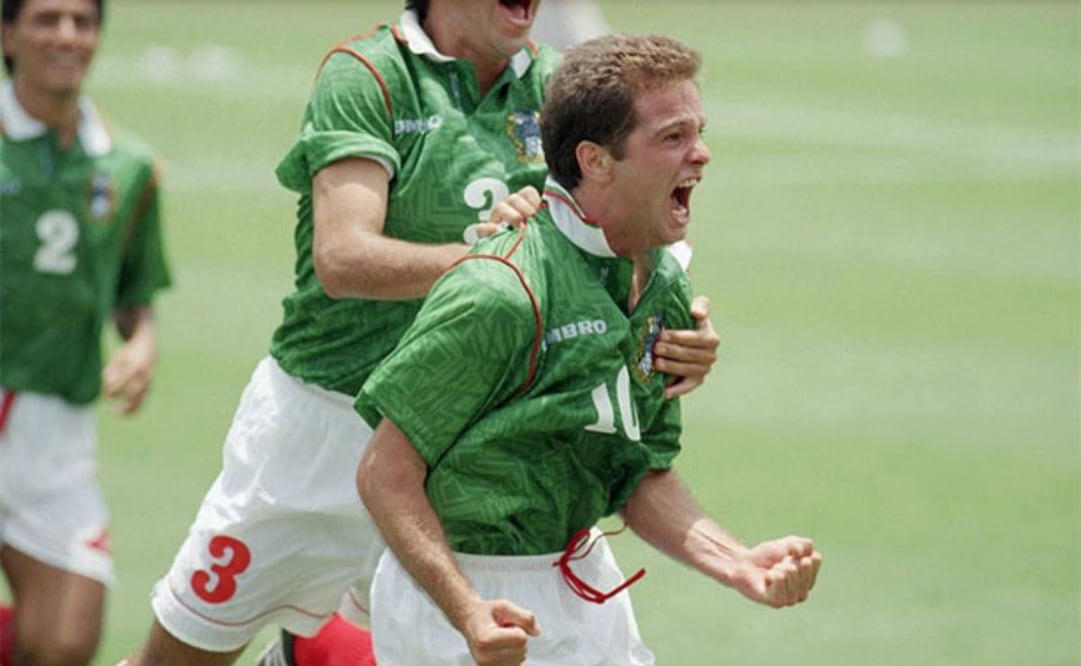 Luis García fue el goleador de México en el Mundial de Estados Unidos 94. Foto: AFP