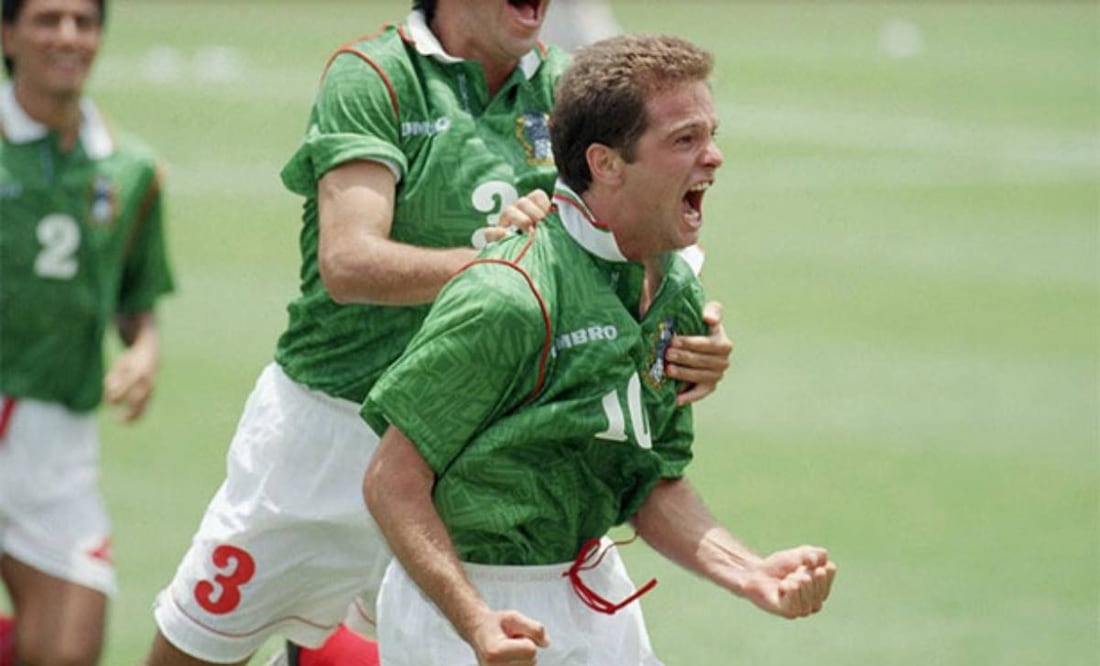 Luis García fue el goleador de México en el Mundial de Estados Unidos 94. Foto: AFP
