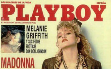 La historia de las polémicas fotos de Madonna con Playboy y Penthouse