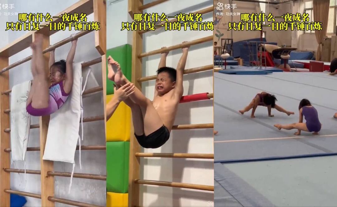 Los atletas chinos comienzan sus entrenamientos desde los cuatro años. Foto: Especial